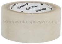 Taśma pakowa DONAU Hot-Melt , 48mm, 66m, 50mikr., transparentna - 2