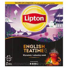 *Lipton English Teatime Herbata Czarna 184G (92 Torebki)-Najniższa Cena