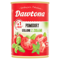 *Dawtona Pomidory Krojone Z Bazylią I Oregano 400G