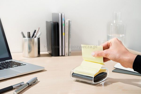 Ekologiczne Post-It Karteczki samoprzylepneZ-Notes (R330-1B), 76x76mm, 6 bl. x 100 kart., żółte  - 3