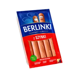 Berlinki z szynki 80% 225 g