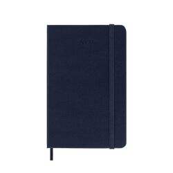 Kalendarz dzienny MOLESKINE 2025, 12M, P, twarda oprawa, 9x14cm, sapphire blue