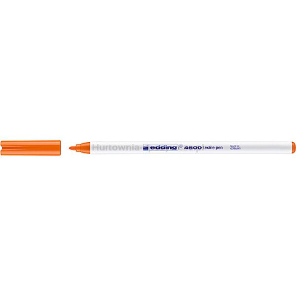 Pisak tekstylny e-4600 EDDING, 1 mm, pomarańczowy - 2