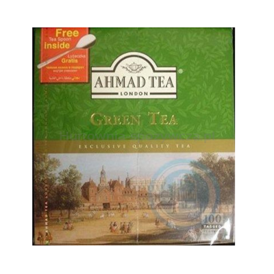 Ahmad Herbata Green 100Torebek(termin przydatności 30.06.2025)