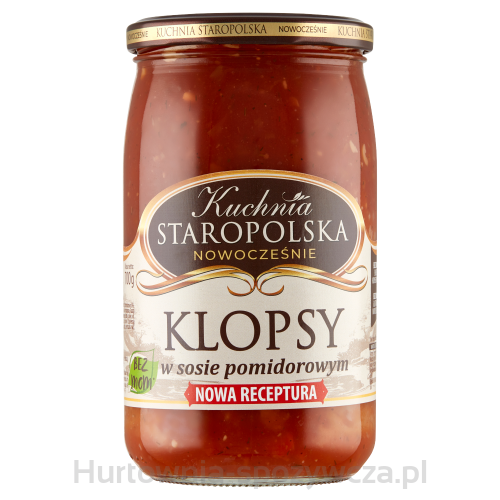 Klopsy W Sosie Pomidorowym Kuchnia Staropolska 700 G