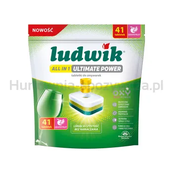 Ludwik tabletki do zmywarek all in 1 Ultimate Power 41 szt. grapefruit
