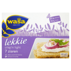 Wasa Pieczywo Lekkie 7 Zbóż 140G 