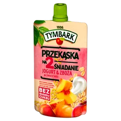 Tymbark Przekąska Na 2 Śniadanie Jogurt  Zboża + Owoce Sadu 100 G