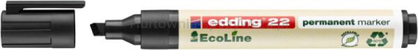 Edding Marker permanentny e-22 ecoline, 1-5mm, czarny 