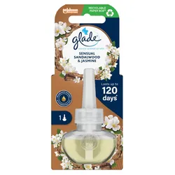 Glade zapas do elektrycznego odświeżacza powietrza Sensual Sandalwood  Jasmine20ml