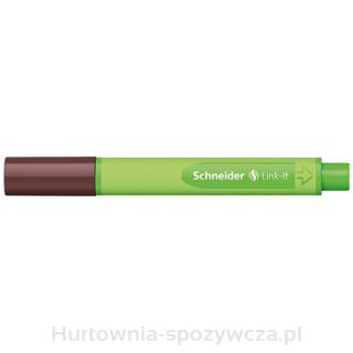 Cienkopis Schneider Link-It, 0,4Mm, Ciemnobrązowy