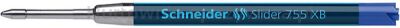 Schneider Wkład Slider 755 do długopisu XB, format G2, niebieski 