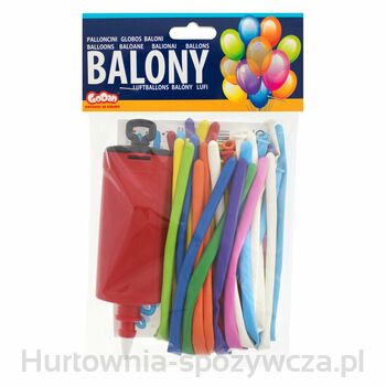 Zestaw Balonów Prumus 20 P, 20 Szt.,1 Pompka