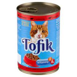 Karma Kot Tofik Z Wołowiną W Sosie 415 G Mw Dobry Wybór