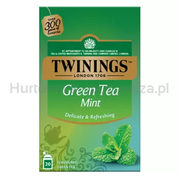 Twinings Herbata zielona miętowa (20 saszetek)