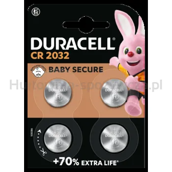 Duracell Baterie Specjalistyczne Litowe Guzikowe Pastylkowe Typ 2032 4Szt.