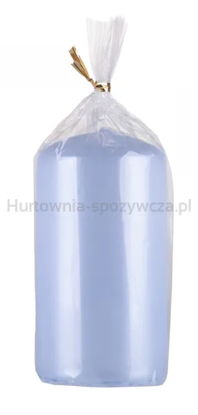 Świeca słupek DONAU HOME Standard Lakier, 60x115mm, błękit perła