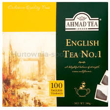 Ahmad Herbata English No.1 100 Torebek x2G Bez Zawieszki