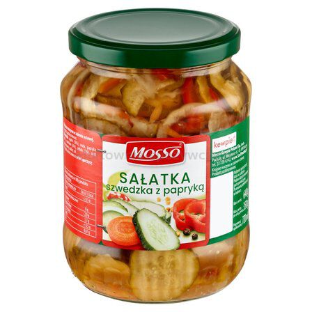 Sałatka Mosso Szwedzka Z Papryką 720 Ml