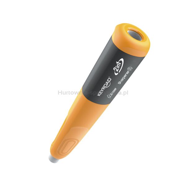 Temperówka plastikowa z gumką KEYROAD, średnica: 8mm, wkład, blister - 5