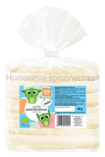 Biominki Wafle Wielozbożowe Bio 60 G 