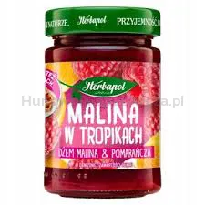 Herbapol Dżem Malina w tropikach - malina & pomarańcza 280 g