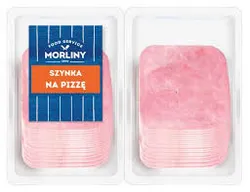 Morliny Szynka na pizzę plastry 2x400 g