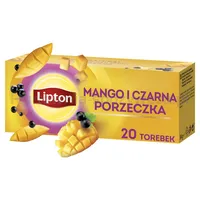 Herbata LIPTON owocowa, mango i czarna porzeczka, 20 torebek - 3