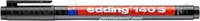 Edding Foliopis Permanentny E-140 S Czarny  - 2
