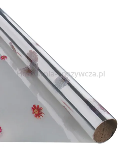 Folia prezentowa FOLIA PAPER, 70x250cm, w rolce, transparentne wzory