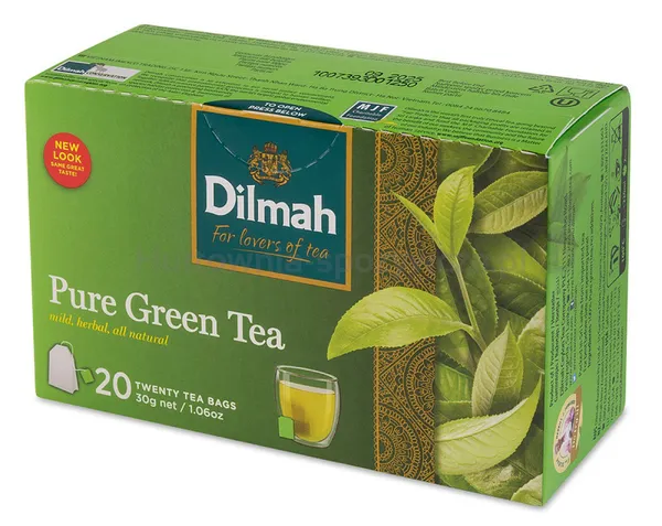 Herbata DILMAH, zielona, 20 torebek