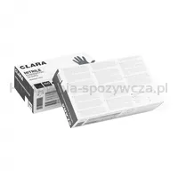 Rękawice nitrylowe bezpudrowe CLARA, 100 szt., rozmiar XL, czarne - 3