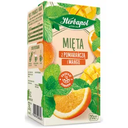 Herbapol Herbata Zielnik Polski, Mięta Z Pomarańczą I Mango, 20 Torebek