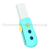 Gumka do ścierania KEYROAD, pastel, 1 dodatkowy wkład, suwak, blister, mix kolorów - 7