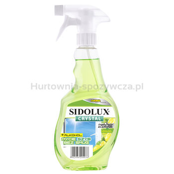Sidolux Płyn Do Mycia Szyb Crystal Lemon Zapas 500 Ml