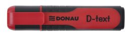 Donau Zakreślacz fluorescencyjny D-Text, 1-5mm (linia), czerwony 