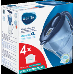 Dzbanek z filtrem BRITA Marella XL granatowy + 4 MX+ Pure Performance
