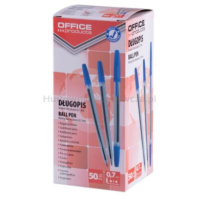 Office Products Długopis, 1,0mm, niebieski 
