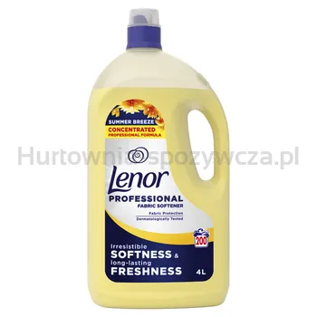 Lenor Płyn Do Płukania Tkanin Professional Summer Breeze 4L