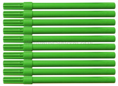 Office Products Flamaster biurowy  10szt., zielony 