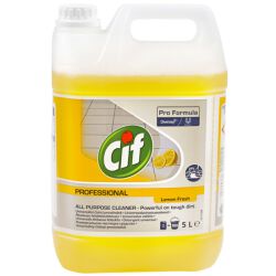 Preparat do mycia podłóg i różnych powierzchni CIF Diversey, 5L, cytrynowy