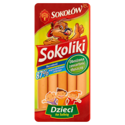 Parówki Sokoliki 140 G Sokoliki