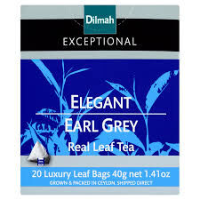 Dilmah Cejlońska Herbata Czarna Cejlońska Exceptional Aromat Bergamoty 40 G (20 Torebek)