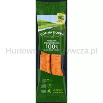 Dolina Dobra Kiełbasa podwawelska 100% polskiego mięsa 400 g