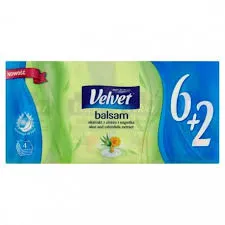 Velvet Chusteczki Higieniczne Balsam Ekstrakt Szt. 6+2