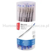 Memobe Długopis biurowy 0,7mm niebieski tuba 20 szt