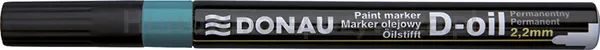 Marker olejowy DONAU, 2,2mm, zawieszka, zielony