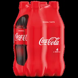 Coca Cola PET 500 ml czteropak