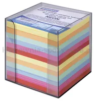 Donau Kostka nieklejona, w pudełku, 95x95x95mm, ok. 800 kart., neon, mix kolorów  - 3