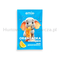 Oranżadka musująca smak pomarańczowy emix 16g